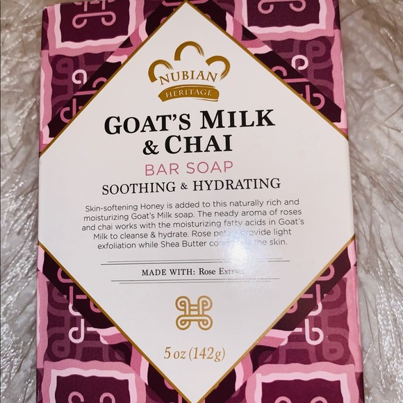 Nubian Heritage Goat’s Milk & Chai Bar Soap - Picture 2 of 5